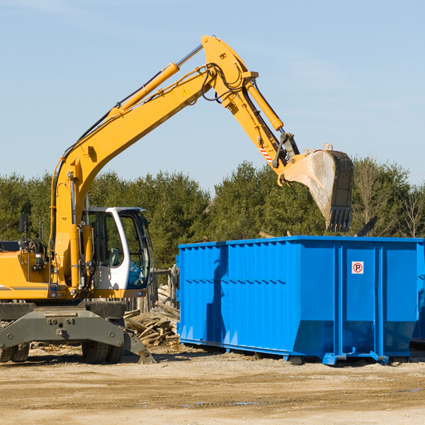 are there any restrictions on where a residential dumpster can be placed in Pine Hills Florida